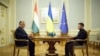 Orbán Viktor miniszterelnök és Volodimir Zelenszkij ukrán elnök Kijevben 2024. július 2-án