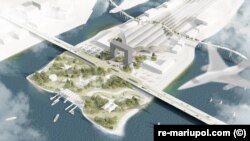 RE: Mariupol. Вид на транспортний хаб із повітря