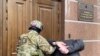 Момент затримання людини у Севастополі. Окупований Росією Крим. 29 грудня 2022 року