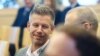 Magyar Péter az EP-képviselői mandátumok átadásán, 2024. június 24-én