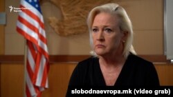 Анџела Агелер, амбасадорка на САД во Северна Македонија.