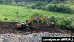 Նոր ճանապարհի լայնացման աշխատանքներ Կիրանցում, 21-ը մայիսի, 2024թ․