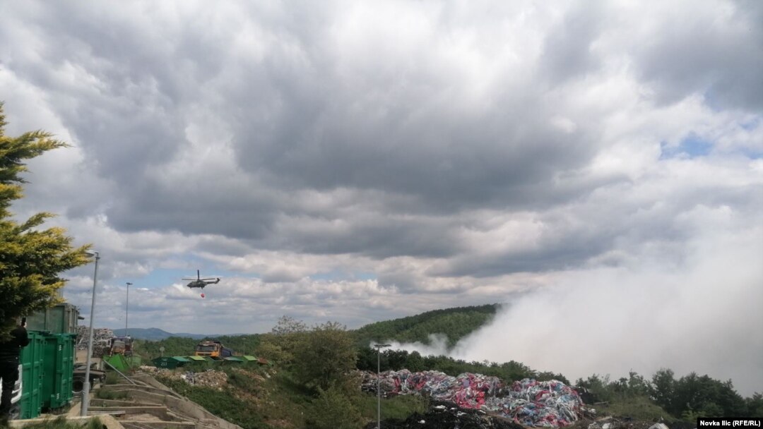 Požar na regionalnoj deponiji "Dukoko" kod Užica, 13. maj 2024. 