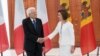 Președintele Italiei, Sergio Mattarella, și președinta Republicii Moldova, Maia Sandu.