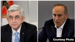 Հայաստանի երրորդ նախագահ Սերժ Սարգսյանը և երկրորդ նախագահ Ռոբերտ Քոչարյանը