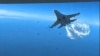 США оприлюднили відео перехоплення російськими винищувачами дрона в Чорному морі
