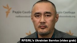 Activistul anti-guvernamental kazah Aidos Sadiqov.