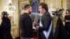 Президент Украины Владимир Зеленский и президент Аргентины Хавьер Милей (справа) в день своей инаугурации. Буэнос-Айрес, Аргентина. 10 декабря 2023 года