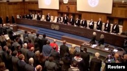 A Dél-afrikai Köztársaság december végén kérte az ENSZ Nemzetközi Bíróságát, hogy állapítsa meg, követ-e el Izrael népirtást a Gázai övezetben (archív felvétel)