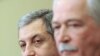 ზურაბ ნოღაიდელი, მოძრაობის ”სამართლიანი საქართველოსთვის” ლიდერი (მარცხნივ) და ბორის გრიზლოვი, რუსეთის მმართველი პარტიის, ”ედინაია როსიას” უმაღლესი საბჭოს თავმჯდომარე
