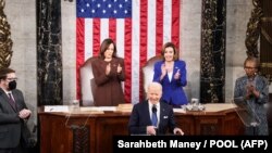 Președintele Joe Biden rostește primul său discurs despre Starea Națiunii în Congresul Statelor Unite.