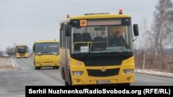 Евакуаційні автобуси, фото ілюстративне