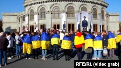 Հայաստան - Բողոքի ցույցը ՀԱՊԿ-ի գագաթնաժողովի դեմ, Երևան, 23-ը նոյեմբերի, 2022թ. 