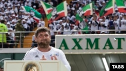 Рамзан Кадыров на "Ахмат Арене". Грозный. Архивное фото