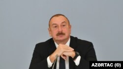 Իլհամ Ալիևը «Միջին միջանցքի երկայնքով. աշխարհքաղաքականություն, անվտանգություն և տնտեսություն» համաժողովում, Բաքու, 25 նոյեմբերի, 2022թ.
