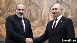 ՀՀ վարչապետ Նիկոլ Փաշինյան և ՌԴ նախագահ Վլադիմիր Պուտին, արխիվ