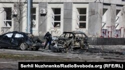 Центр Києва після російської атаки 10 жовтня 