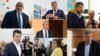 Лидерите на седемте парламентарни политически сили.
