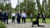 Александр Лукашенко и Аслан Бжания в Пицунде
