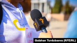 Sa marša podrške slobodi govora, Biškek, 14. oktobra 2022.