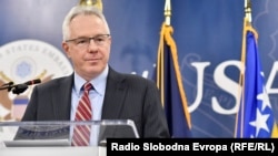Американскиот амбасадор во Босна и Херцеговина Мајкл Марфи, 30 март 2022 година.