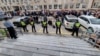 Илустрација - Фотографија од протестот на матичните лекари пред Министерството за здравство на 7 април 2022