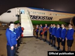 Özbegistanyň prezidenti Şawkat Mirziýoýew VIP konfigurasiýaly Boeing 787-8 Dreamliner uçaryny ulanýar.