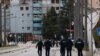 Pjesëtarë të Policisë së Kosovës në veri të vendit.
