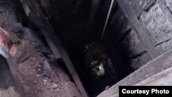 Кызыл-Кыя шаарындагы кырсык болгон шахта.