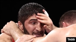 Abdulrașid Sadulaev la Jocurile OIimpice de la Tokio, unde Rusia a obținut 71 de medalii, dintre care 20 de aur.
