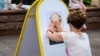Belarus - election picket in support of Alexander Lukashenko, Hrodna