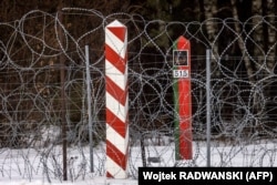 Польска-беларуская мяжа. Ілюстрацыйнае фота
