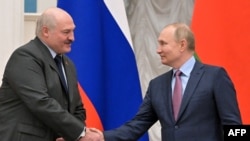 Բելառուսի և Ռուսաստանի նախագահներ Ալեքսանդր Լուկաշենկոն և Վլադիմիր Պուտինը, արխիվ: 