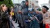 Анти владините и провладините протести во Скопје, комбинирана фотографија