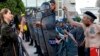 Анти владините и провладините протести во Скопје, комбинирана фотографија