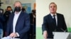 Румен Радев и Анастас Герджиков гласуват в деня на балотажа, 21 ноември 2021 г.