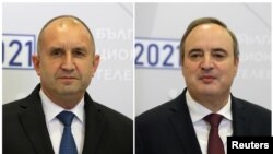 Румен Радев (вляво) и Анастас Герджиков. Колаж.