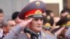 Armenia -- National police chief Hayk Harutiunian at an official ceremony in Yerevan, April 16, 2003. 