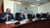 Armenia - The Public Services Regulatory Commission votes to raise the electricity prices, Yerevan, 17Jun2015.