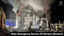 Киев облусундагы Белая Церковь шаары дрон чабуулунан кийин. 30-январь, 2024-жыл