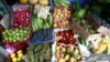 Georgia -- vegetable and fruit market, food.