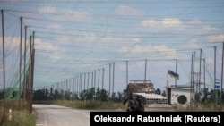 Дорога под Добропольем