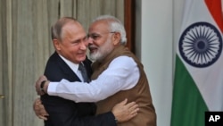 Президент США Владимир Путин и премьер-министр Индии Нарендра Моди, архивное фото