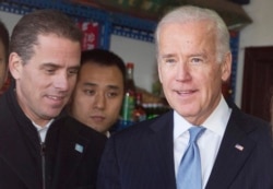 Joe Biden cu fiul său Hunter Biden.