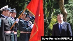 Ivica Dačić, tadašnji premijer Srbije, u posjeti Crnoj Gori, Podgorica, 2013.