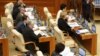 Депутаты мажилиса парламента. Астана, 18 февраля 2015 года.