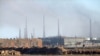 Трубы предприятия компании "Казахмыс" в городе Балхаш. 