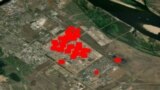 Тепловые сигнатуры на предприятии "Лукойл–Волгограднефтепереработка" со спутников NASA