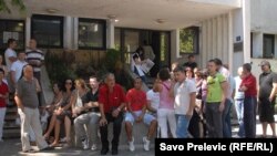 Štrajk radnika Pobjede, Podgorica, 12. oktobar 2011.