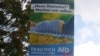Poster anti-migraţionist şi xenofob al AfD, Berlin